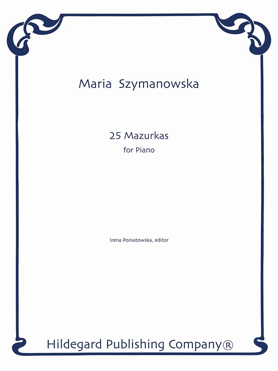 Hildegard Publishing Company 25 Mazurkas noty digitální klavír