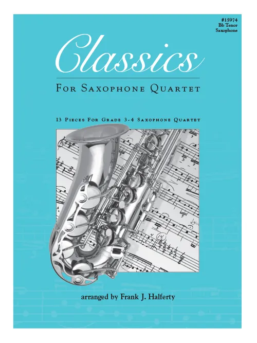 Kendor Music Classics for Saxophone Quartet noty Bb tenor