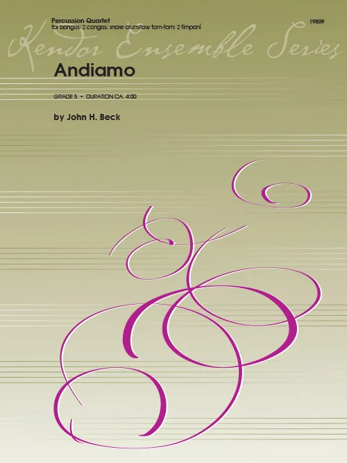 Kendor Music Andiamo noty perkusní kvartet
