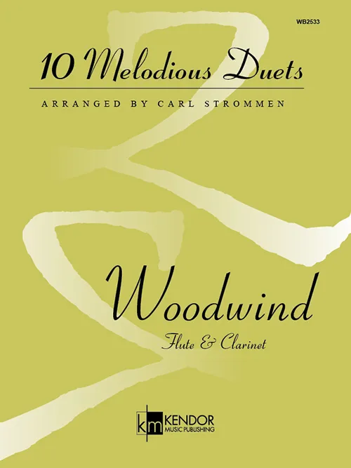 Kendor Music 10 Melodious Duets noty pro flétnu klarinet