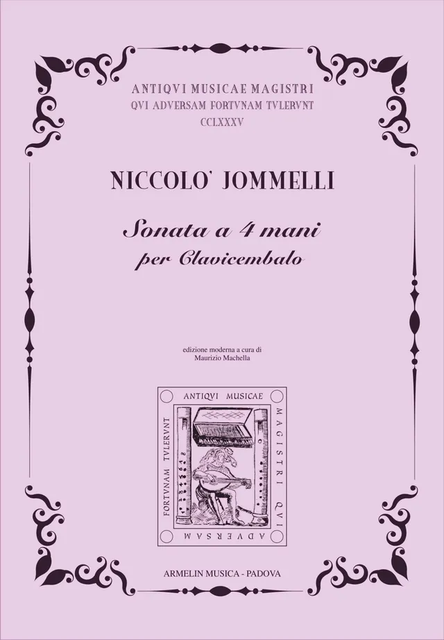 Armelin Musica Sonata a 4 mani per clavicembalo noty