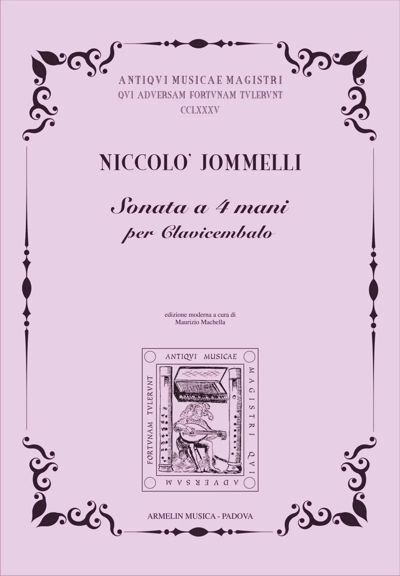 Armelin Musica Sonata a 4 mani per clavicembalo noty