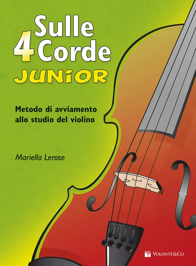 Volonte & Co Sulle 4 Corde Junior houslové noty pro děti