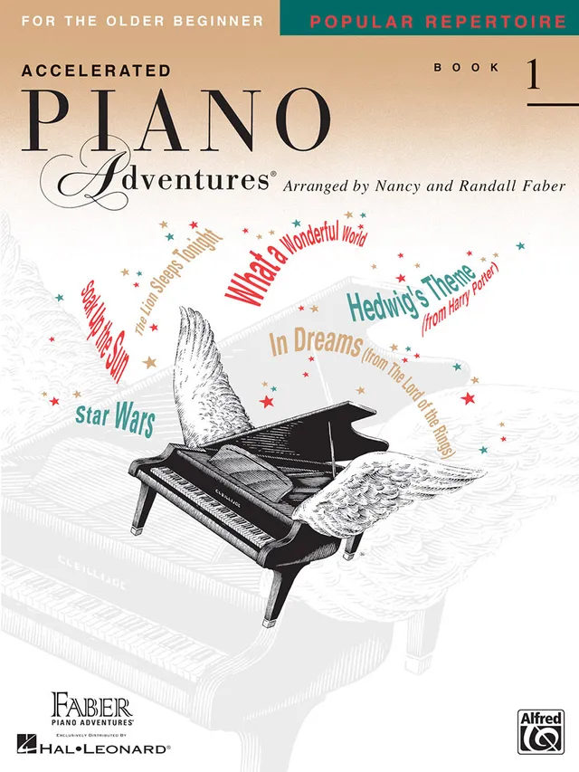 Faber Accelerated Piano Adventures Popular Repertoire 1 noty pro klavír