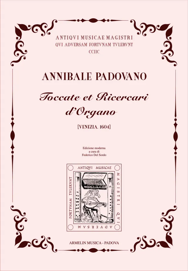 Armelin Musica Toccate et Ricercari d’Organo noty varhany