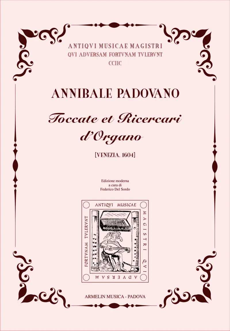 Armelin Musica Toccate et Ricercari d’Organo noty varhany
