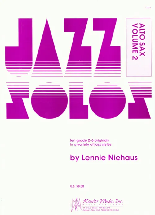 Kendor Music Jazz Solos 2 noty pro altsaxofon 10 sól