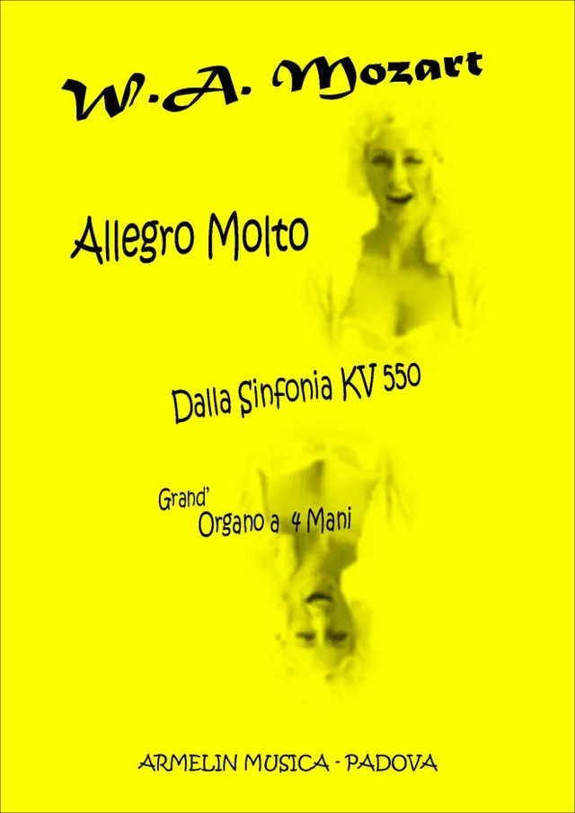 Armelin Musica Allegro Molto KV 550 noty pro varhany