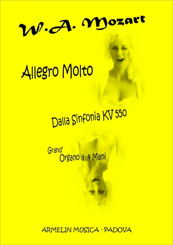 Armelin Musica Allegro Molto KV 550 noty pro varhany