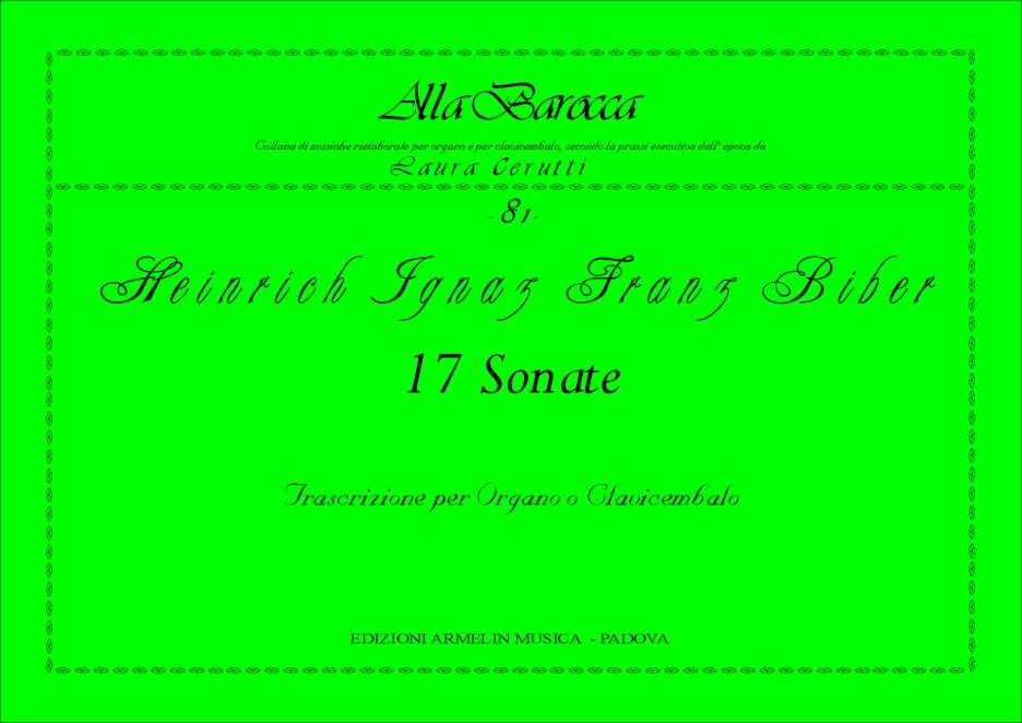 Armelin Musica 17 Sonate noty klavírní sborník