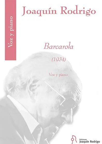 Ediciones Joaquín Rodrigo Barcarola noty PDF z Alba písní