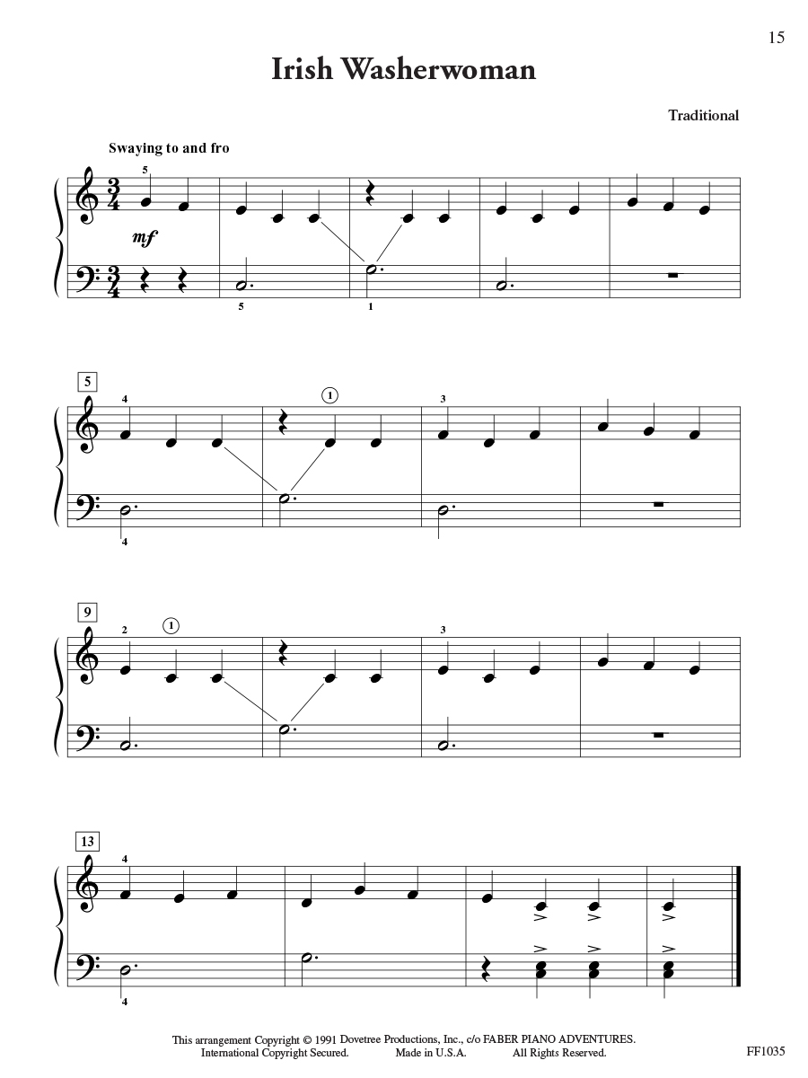 Faber ShowTime Piano Favorites noty pro klavír level 2A