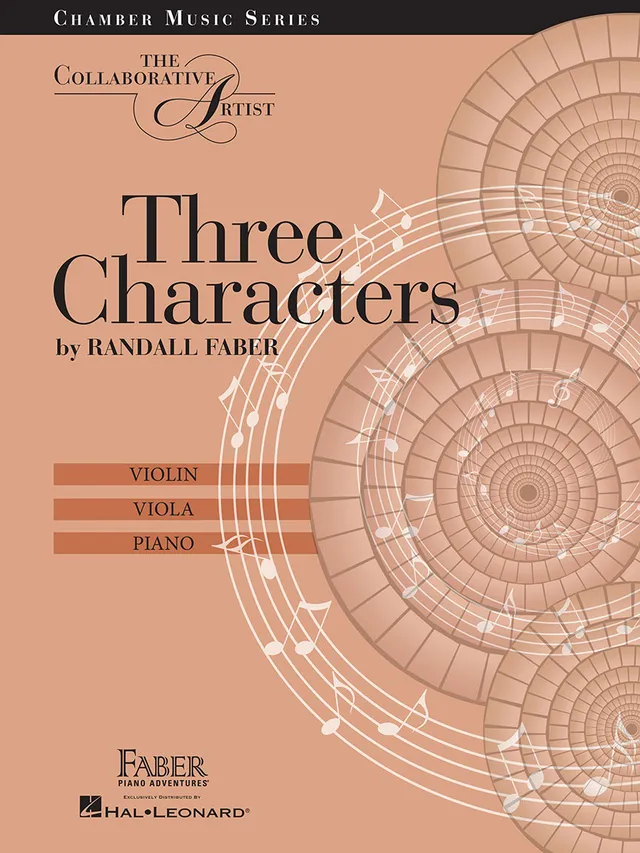 Faber Piano Adventures Three Characters partitura trio