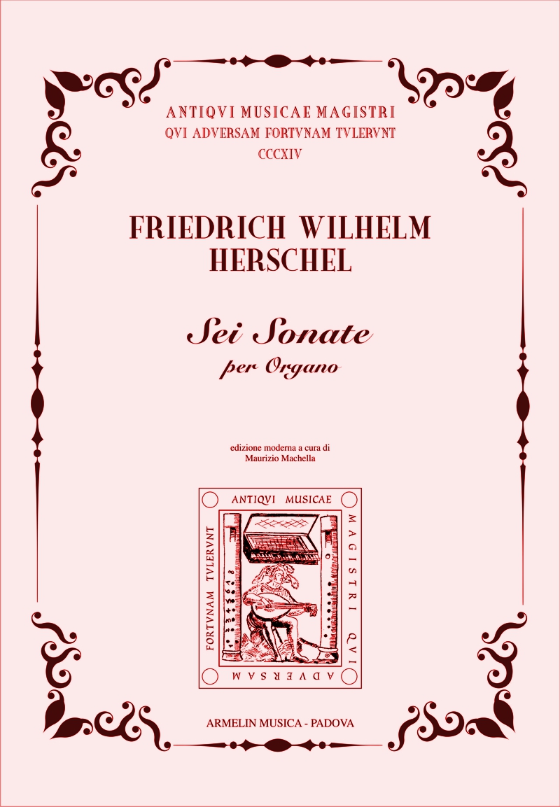 Armelin Musica Sei Sonate varhanní noty 6 sonát