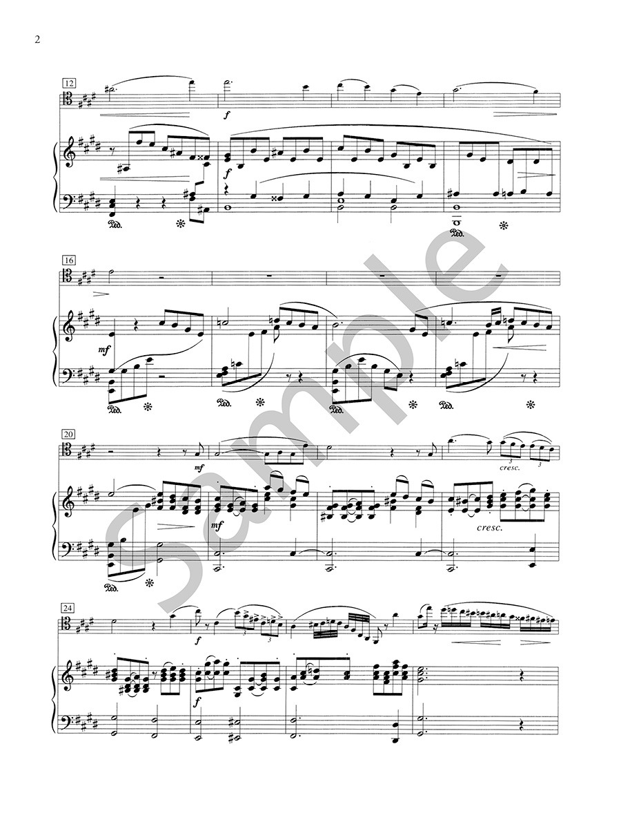 Hildegard Publishing Company Four Pieces Op. 24 noty cello klavír