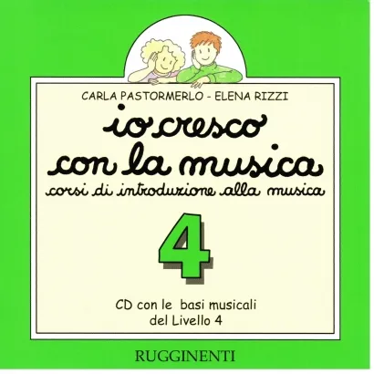Volonte & Co Io Cresco con la Musica CD 4 hudební CD pro děti