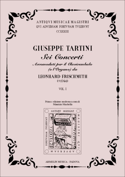Armelin Musica Tartini Sei Concerti op. 4 Vol. 1 noty