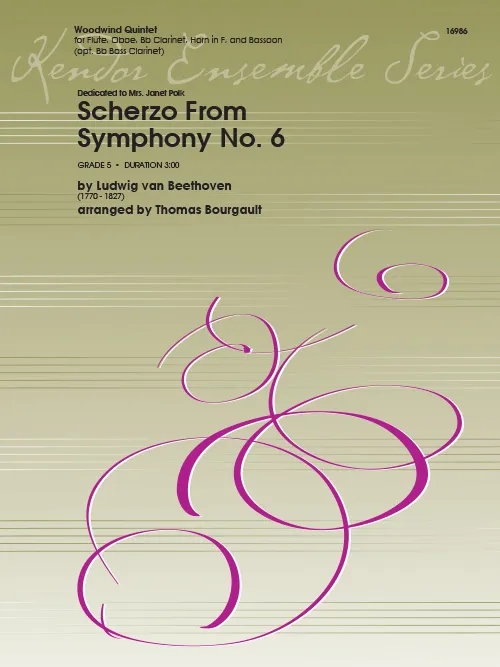 Kendor Music Scherzo Symphony No. 6 noty dechový kvintet