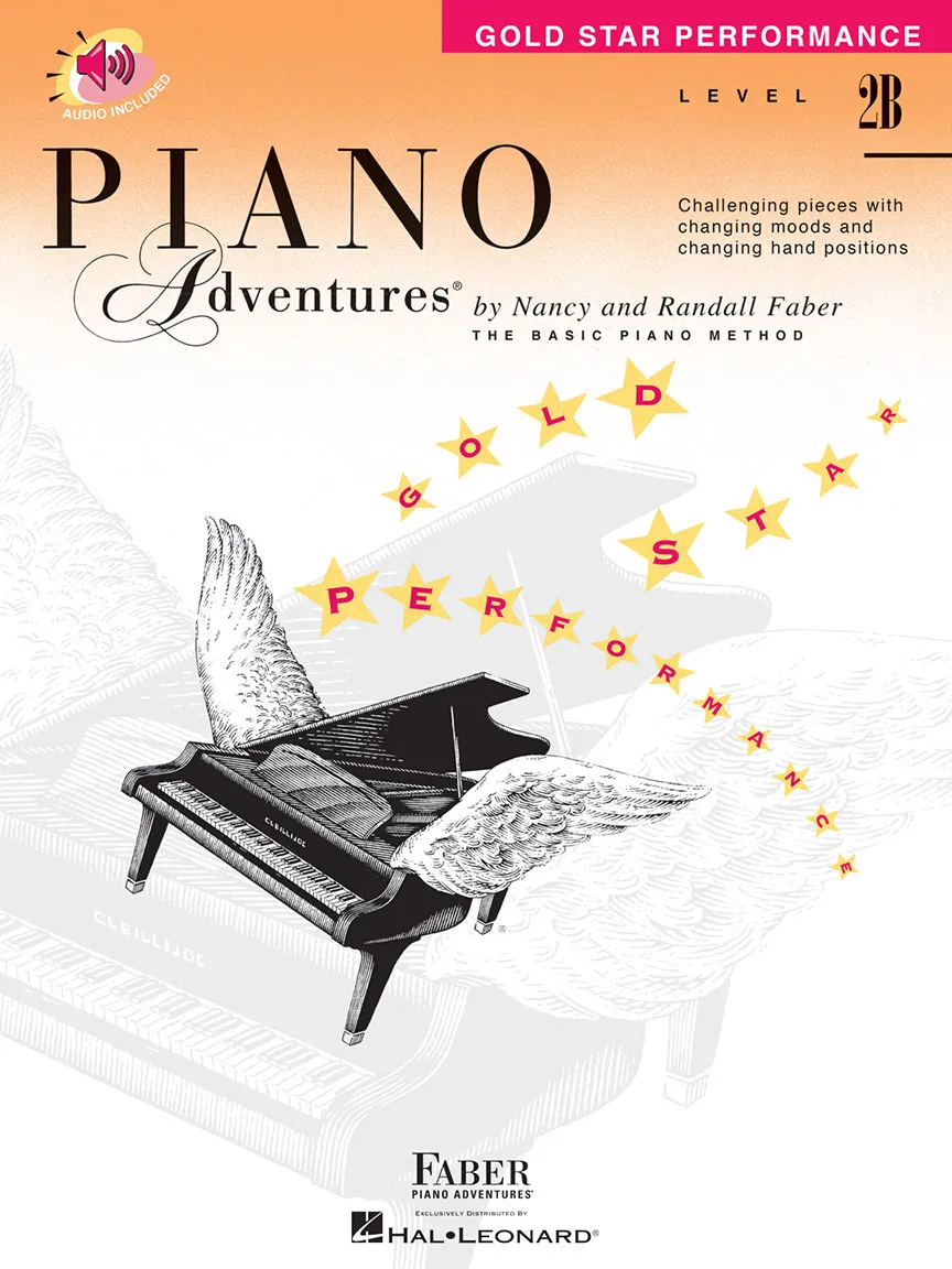 Piano Adventures Level 2B Gold Star Performance klavírní škola s audiem