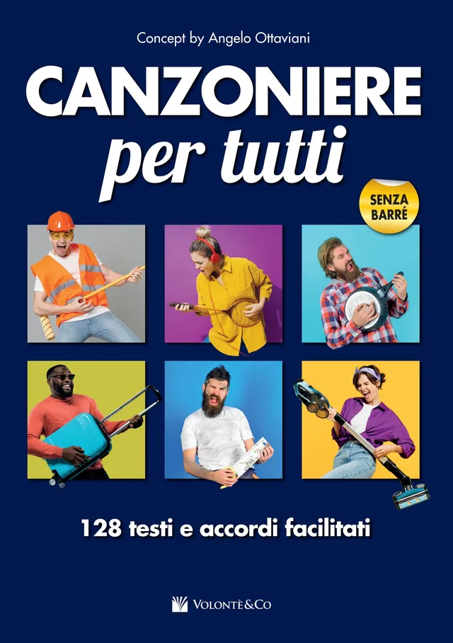 Volonte & Co Canzoniere per Tutti zpěvník 128 písní akordy