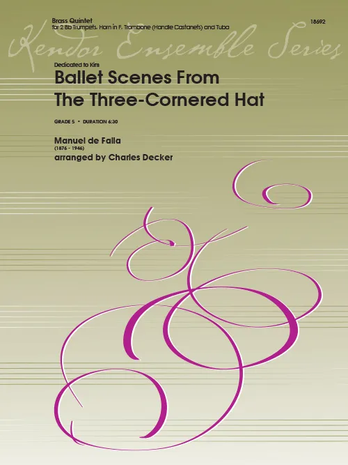 Kendor Music Ballet Scenes noty žesťový kvintet 6:30
