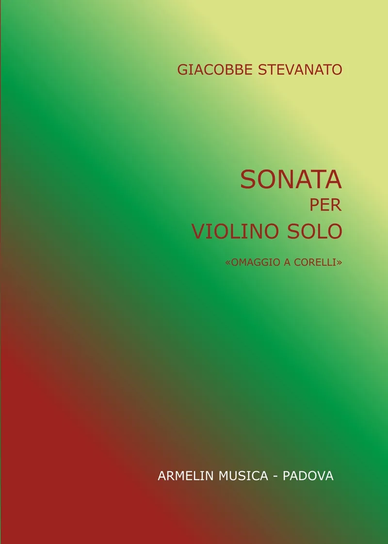 Armelin Musica Sonata per violino solo noty pro housle