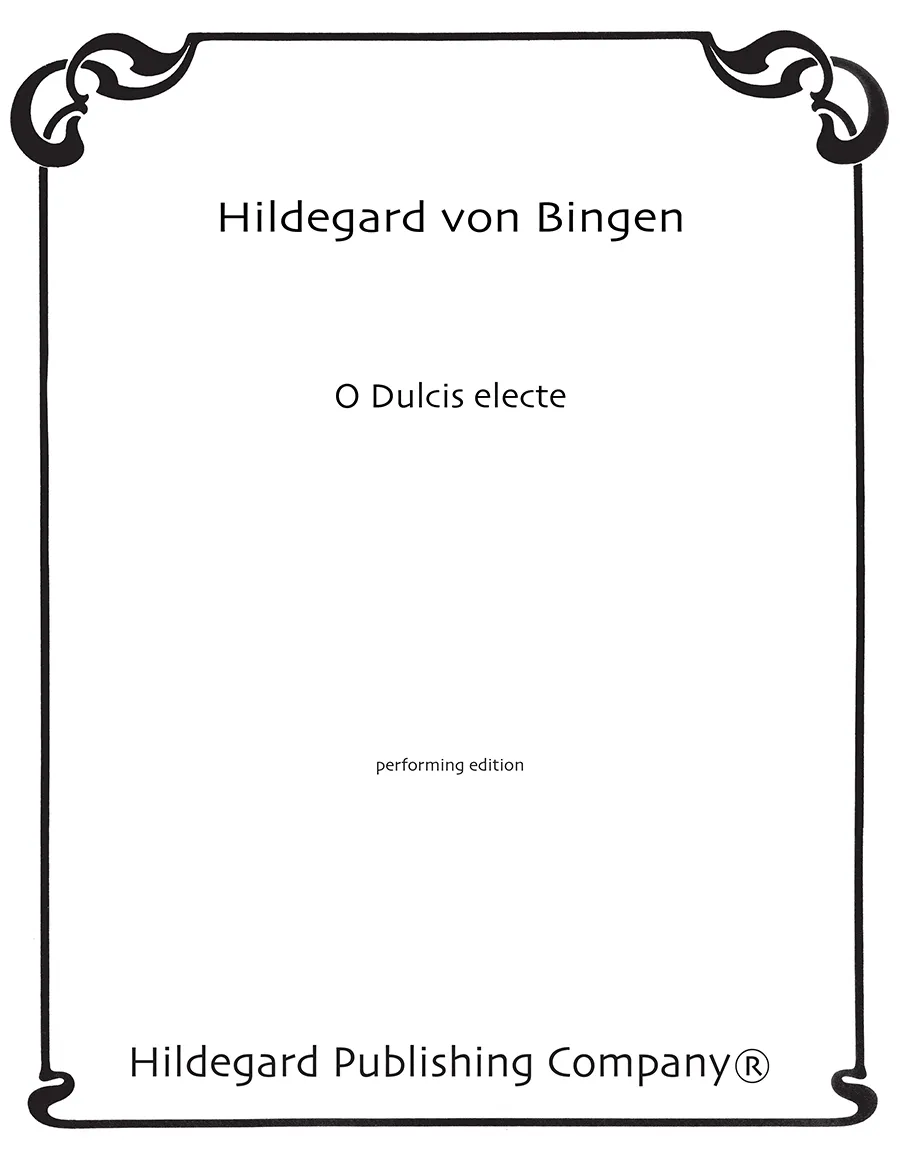 Hildegard Publishing O Dulcis electe noty sada 10 ks
