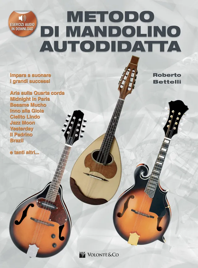 Volonte & Co Metodo di Mandolino Autodidatta škola s audio