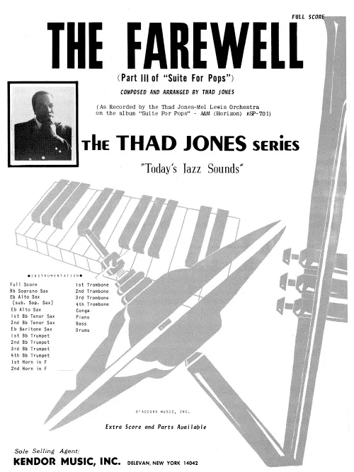 Kendor Music The Farewell partitura pro big band shuffle