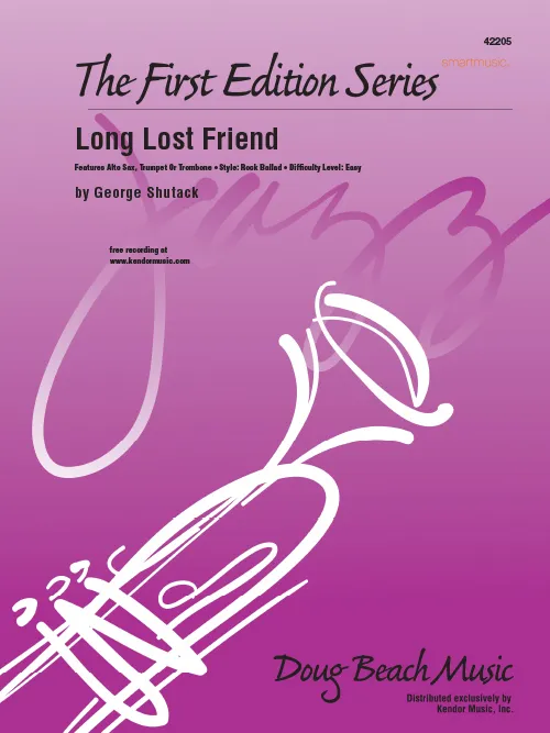 Kendor Music Long Lost Friend noty pro sólistu rock balada