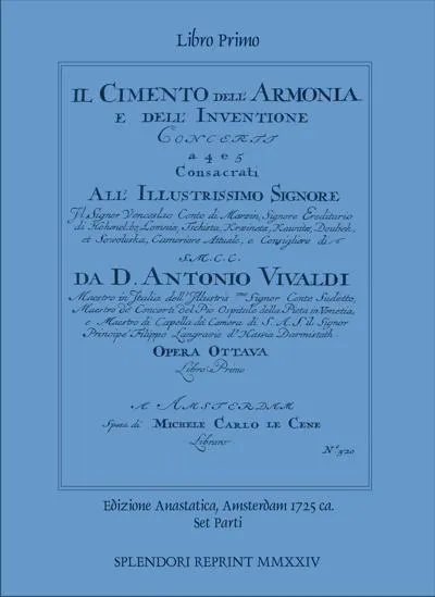 Armelin Musica Il cimento dell’armonia noty libro I