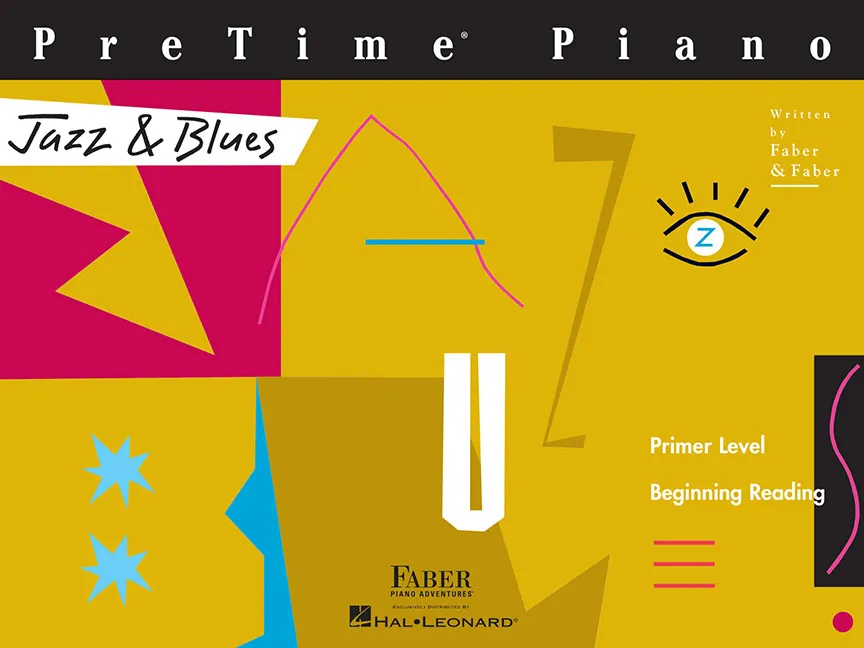 Faber Piano Adventures PreTime Piano Jazz & Blues noty začátečníci