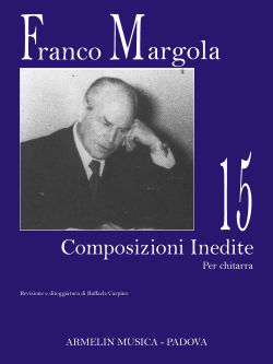 Armelin Musica 15 composizioni inedite per chitarra noty