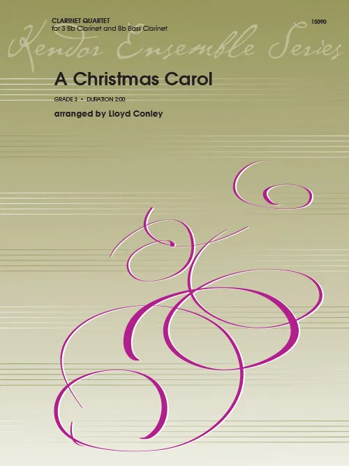 Kendor Music A Christmas Carol noty pro klarinety kvartet