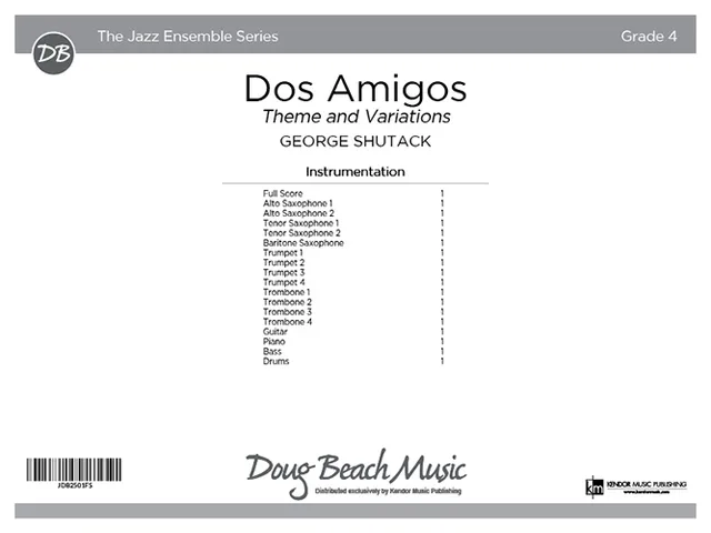 Kendor Music Dos Amigos partitura pro dvě trubky Big Band