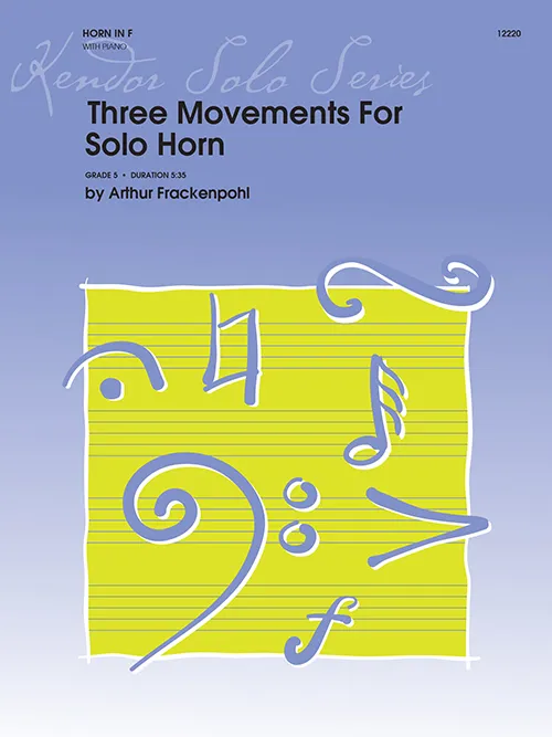 Kendor Music Three Movements noty pro lesní roh