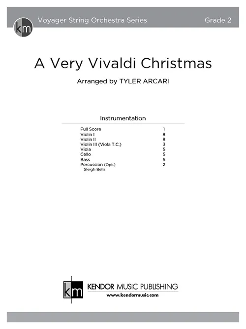Kendor Music A Very Vivaldi Christmas partitura plná vánoční