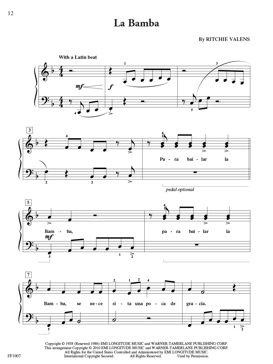 Faber Piano Adventures FunTime Piano Popular noty pro klavír