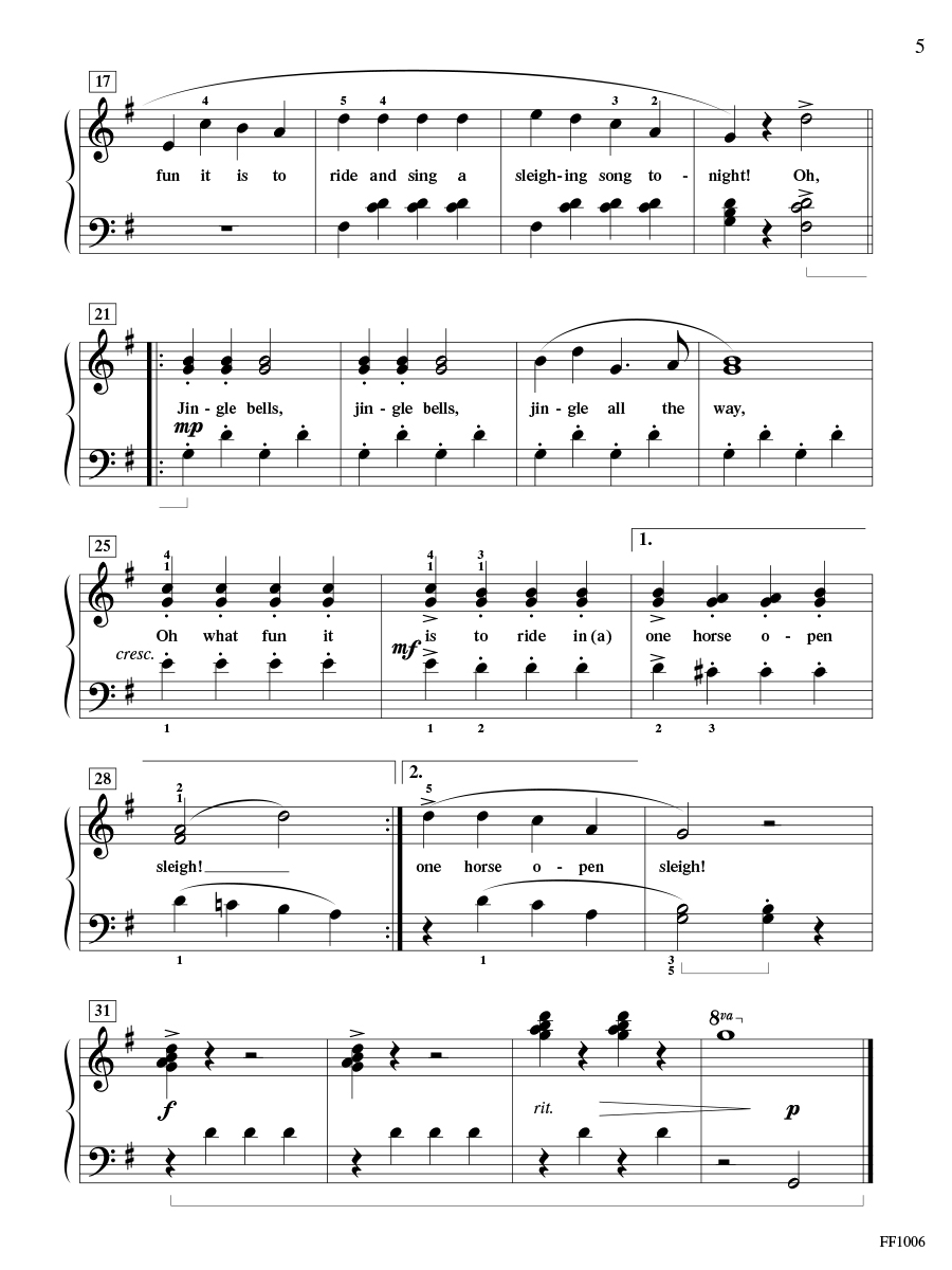 Faber Piano Adventures FunTime Christmas noty pro klavír