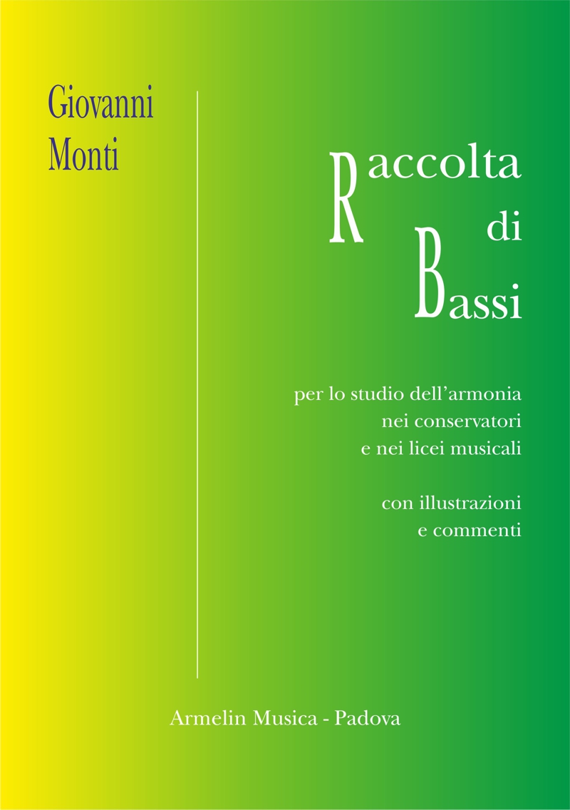 Armelin Musica Raccolta di bassi noty pro studium harmonie