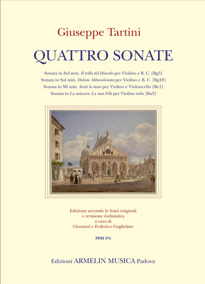 Armelin Musica 4 Sonate per violino noty pro housle