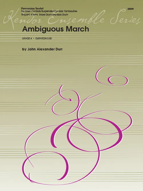 Kendor Music Ambiguous March noty pro bicí ansámbl
