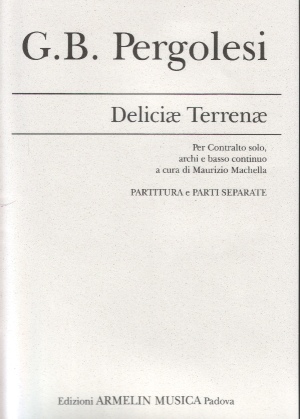 Armelin Musica Deliciae terrenae noty urtext