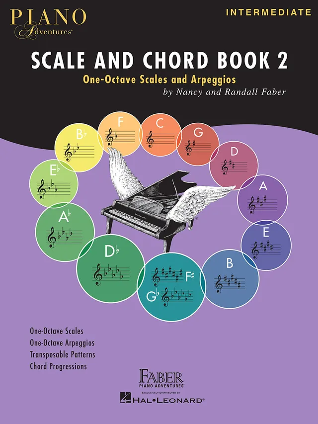 Piano Adventures Scale and Chord Book 2 noty stupnice