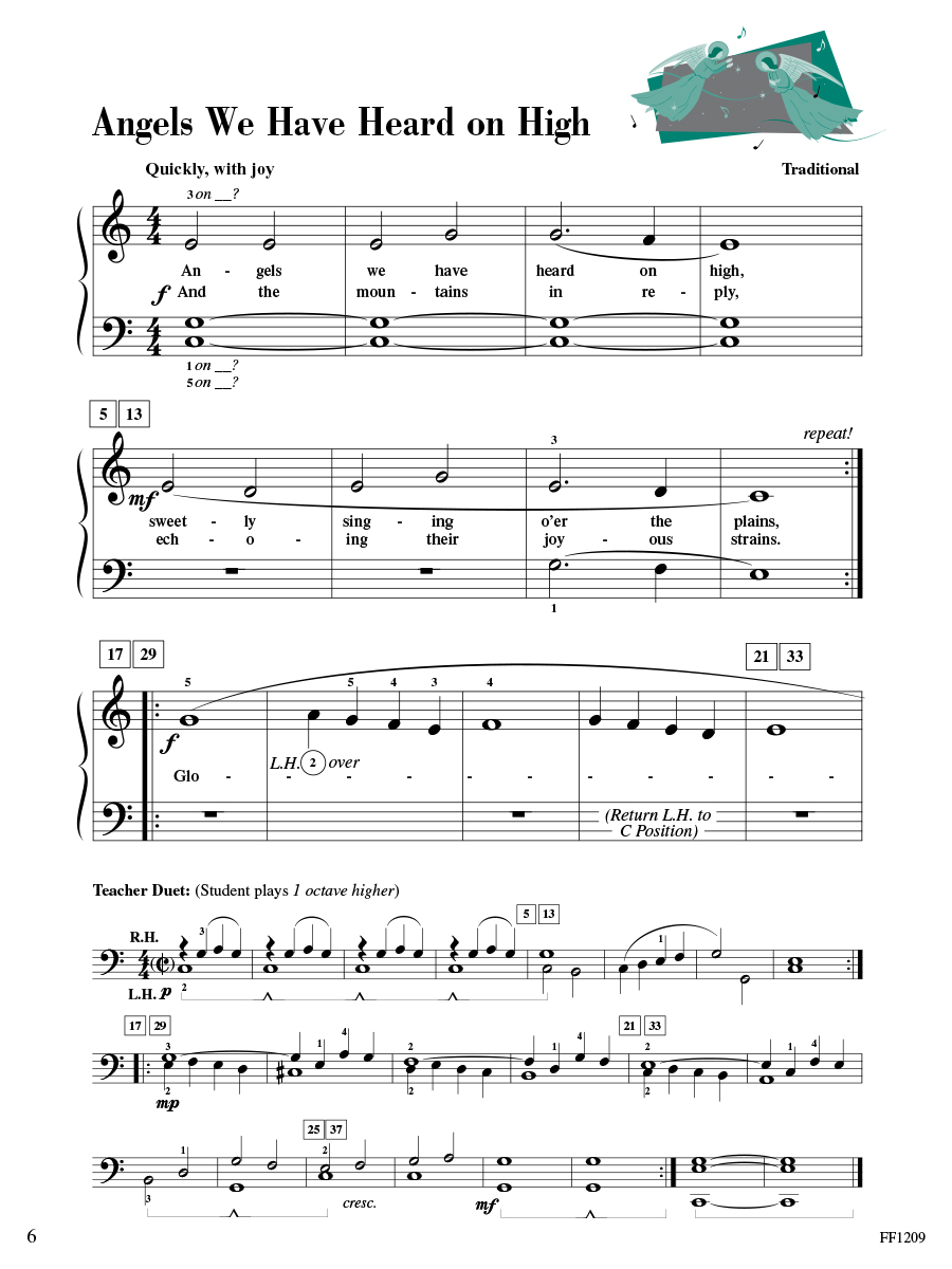 Faber Accelerated Piano Adventures Christmas 1 noty pro klavír