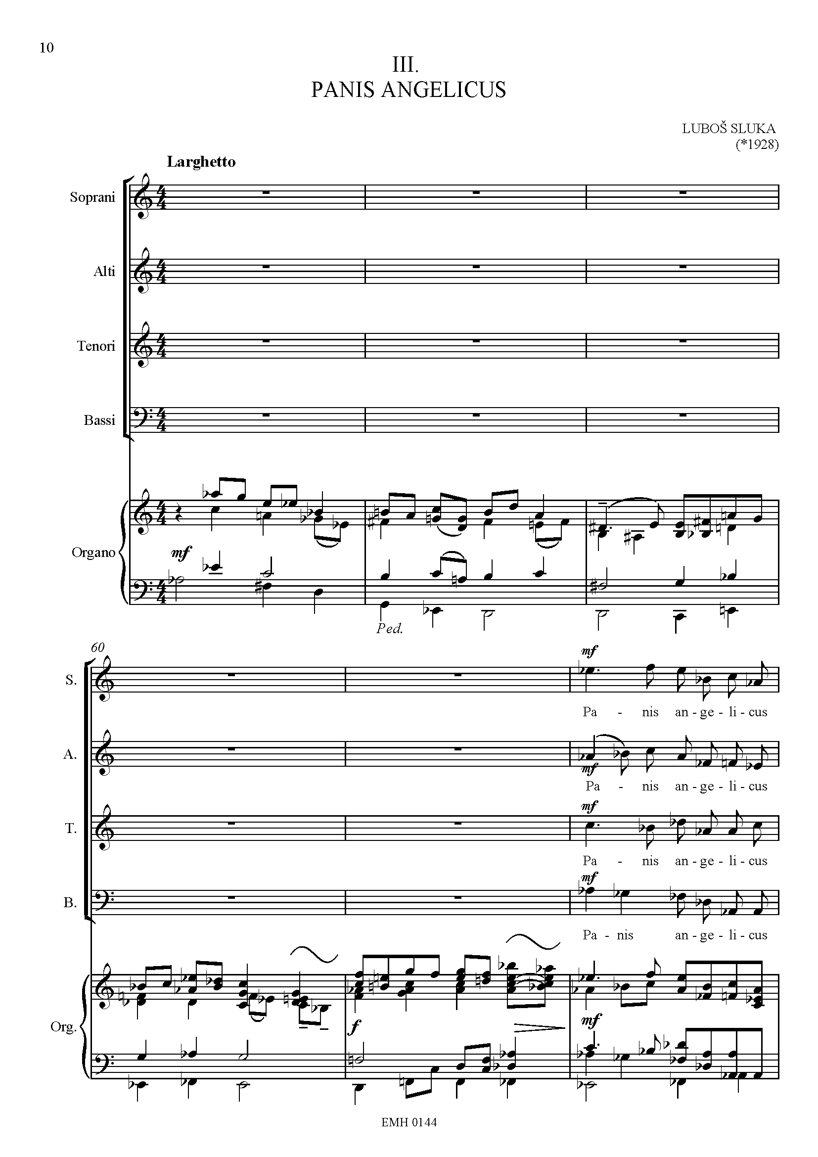 Editio Musica Humana Quattro Canti Eucharistici noty 24 stran