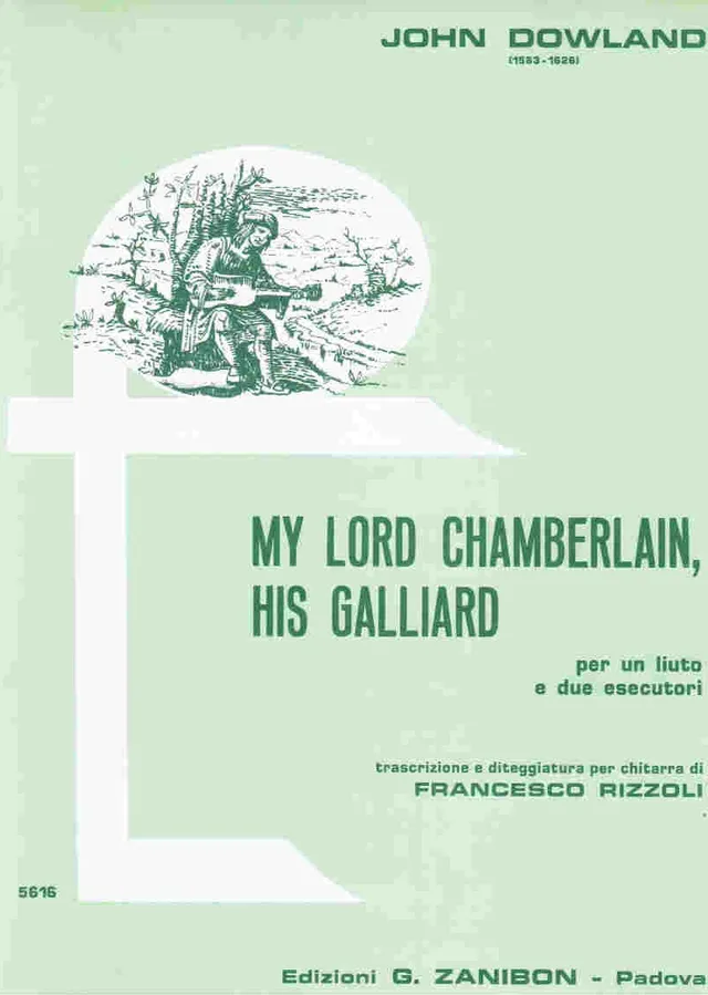 Armelin Musica My Lord Chamberalin His Galliard noty