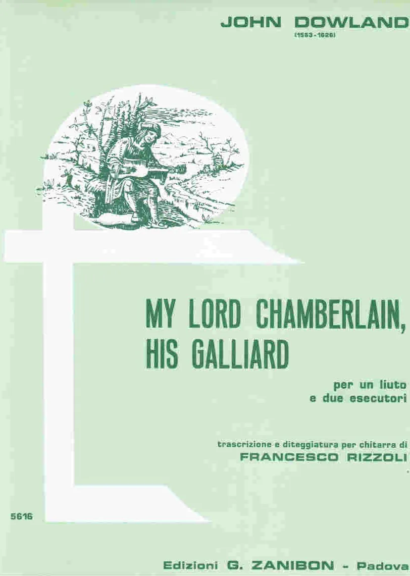 Armelin Musica My Lord Chamberalin His Galliard noty