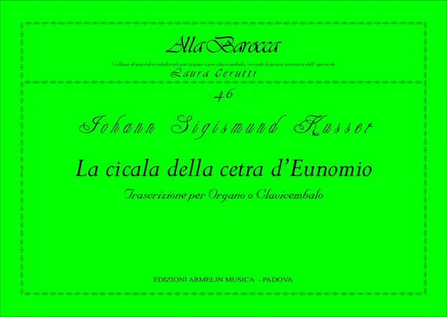 Armelin Musica La Cicala della cetra d’Eunomio noty