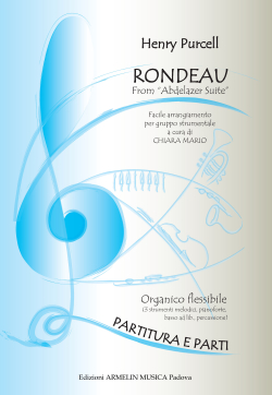 Armelin Musica Rondeau dalla suite Abdelazer noty barokní